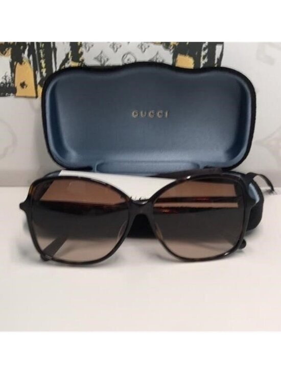 Gucci GG0546SK 002 – Havana Brown Gradient | 60-14-145 | New Authentic” main image 5